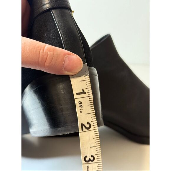 Cole Haan Grand.Os Signature Black Leather Ankle Boots Size 8.5 - Picture 9 of 9